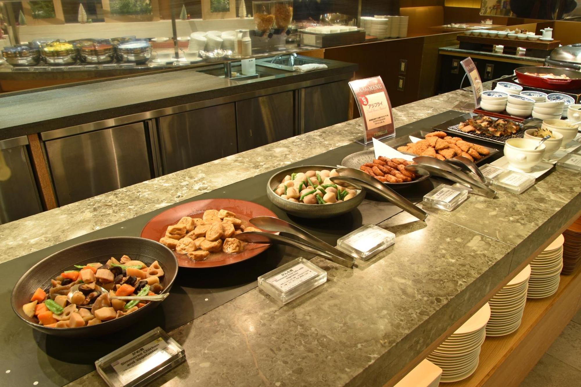 Hotel Okura Fukuoka Φουκουόκα Εξωτερικό φωτογραφία A buffet at a hotel