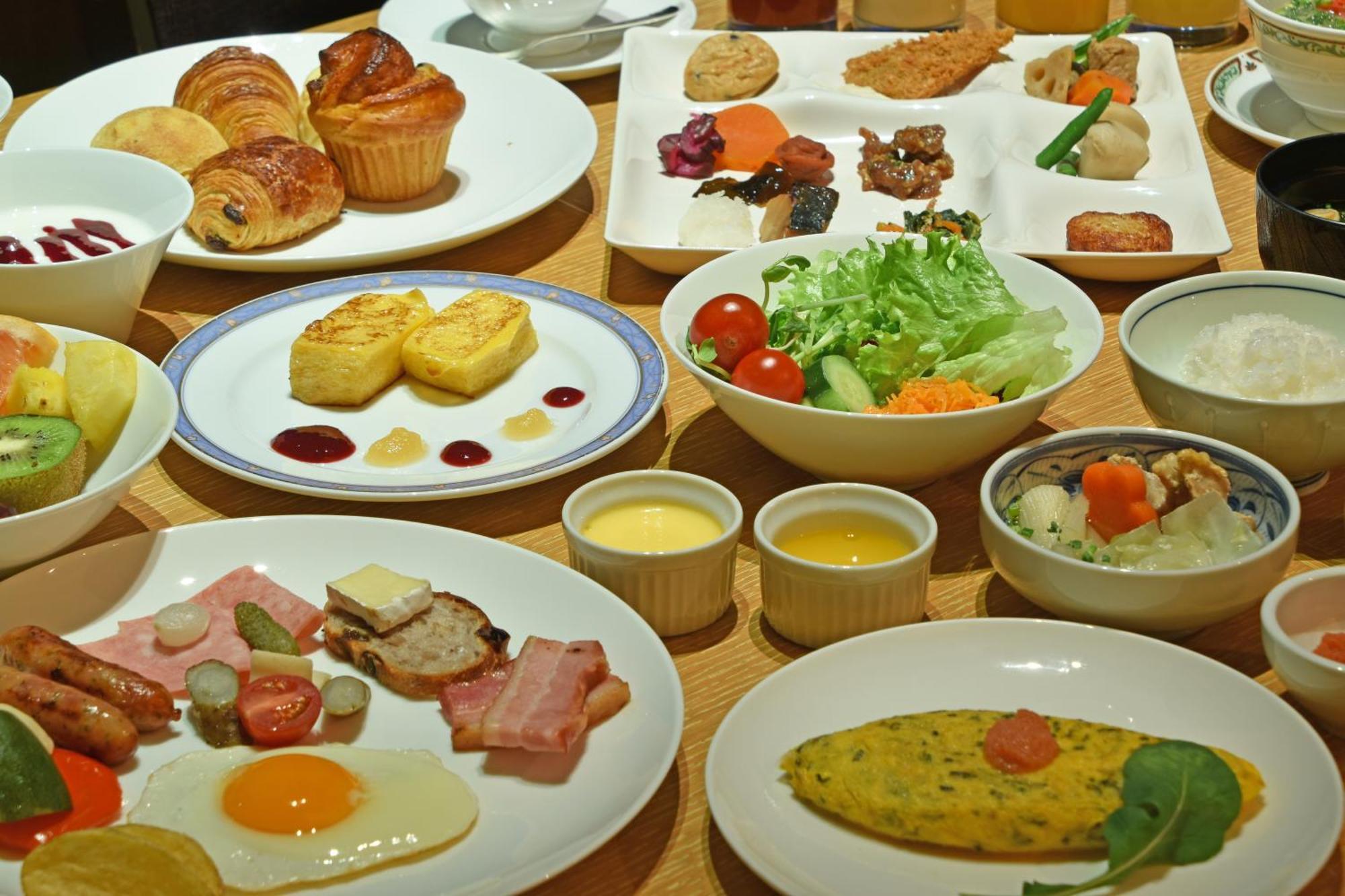 Hotel Okura Fukuoka Φουκουόκα Εξωτερικό φωτογραφία A Japanese breakfast
